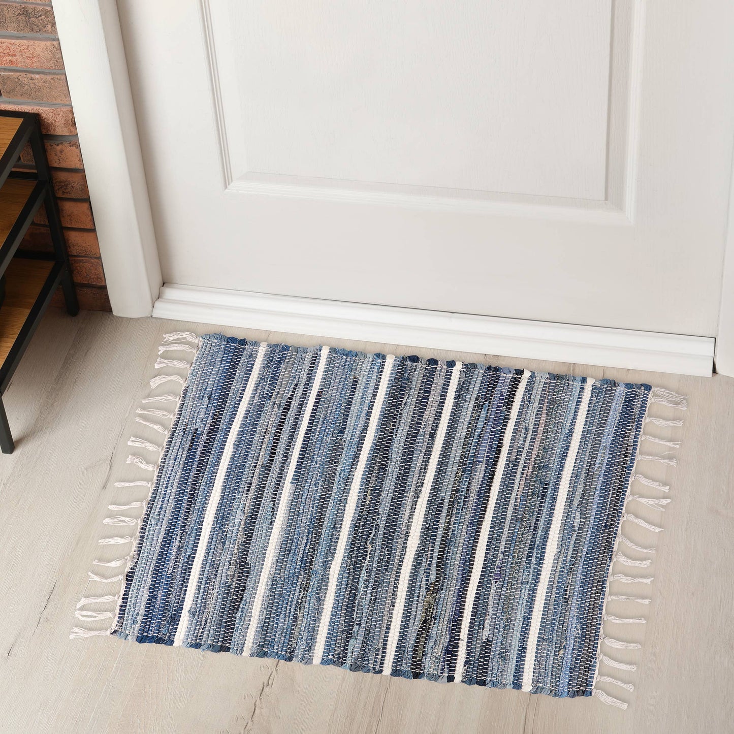 Striped Indigo Rug