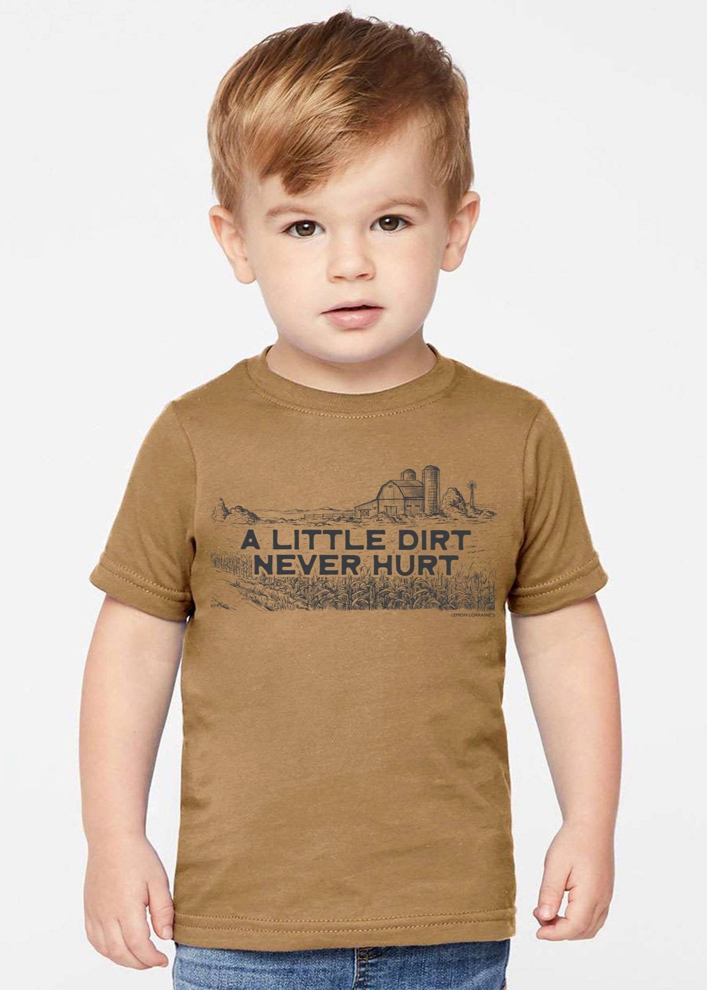 LITTLE DIRT NEVER HURT - TODDLER Graphic Tee