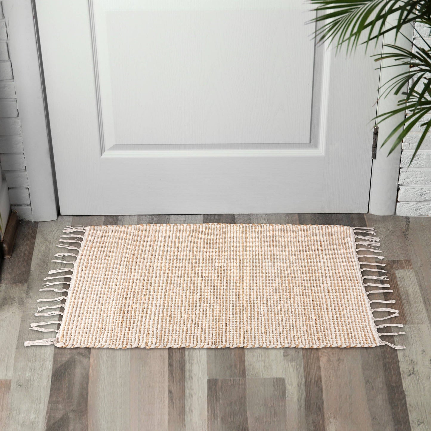 Cream Woven Rug