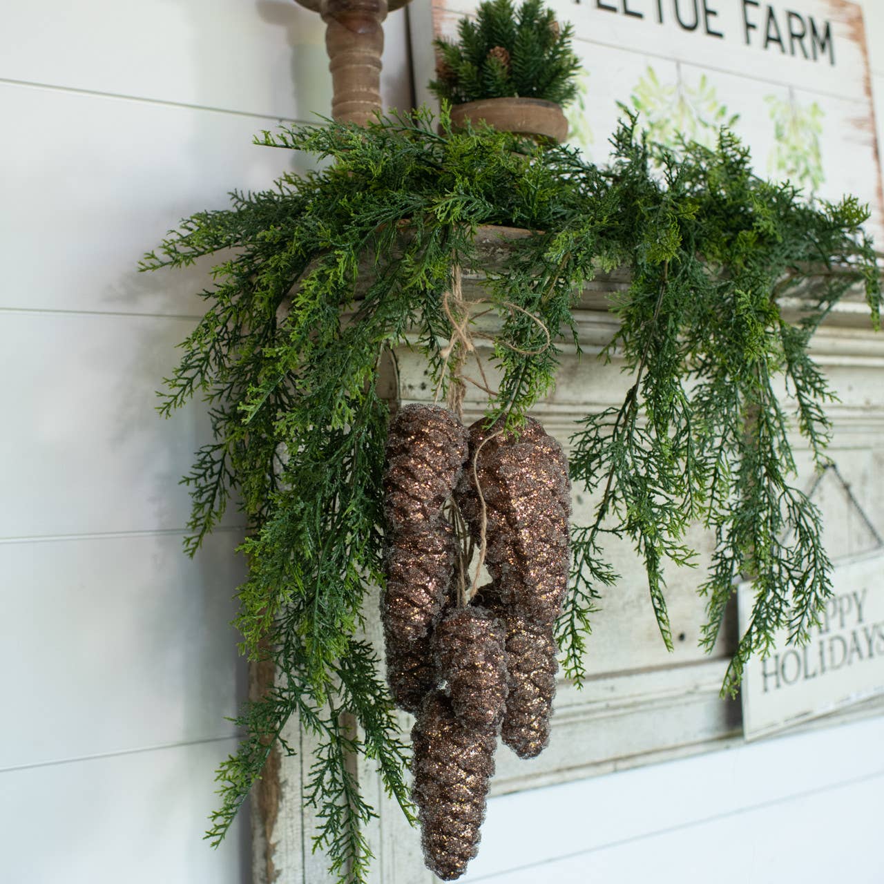 34" RED CEDAR HANGING BUSH