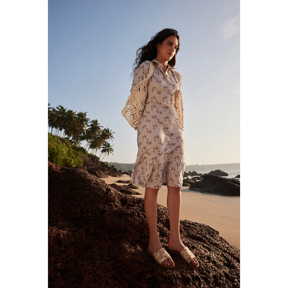 Kemma Hair-On Hide Sandals - Tan