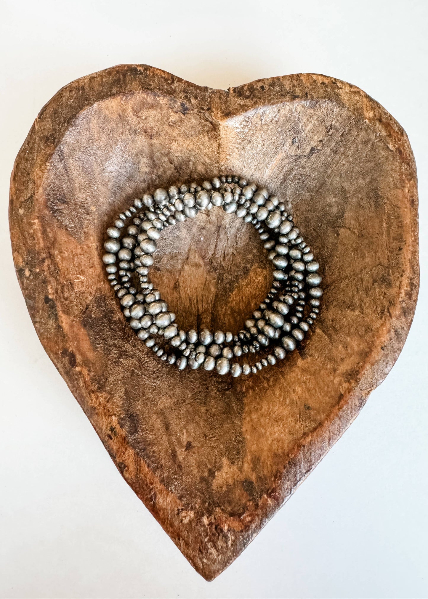 Western Navajo Style Pearl Stackable Bracelet