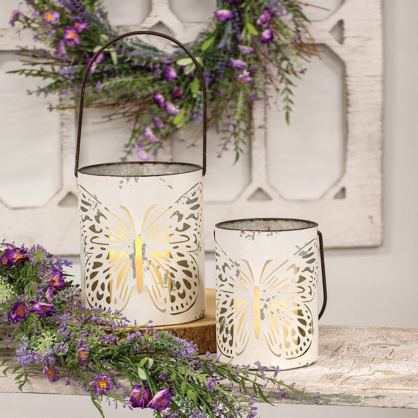 Butterfly Metal Buckets