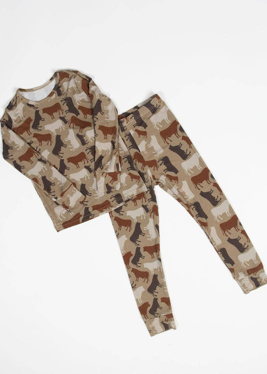 Cow Camo™ Bamboo Pajama Set