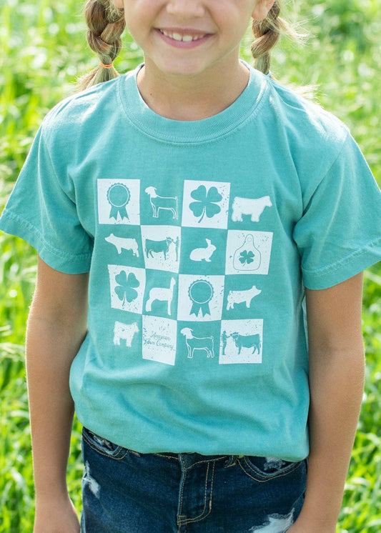 Fair Week Checkers Youth Tee