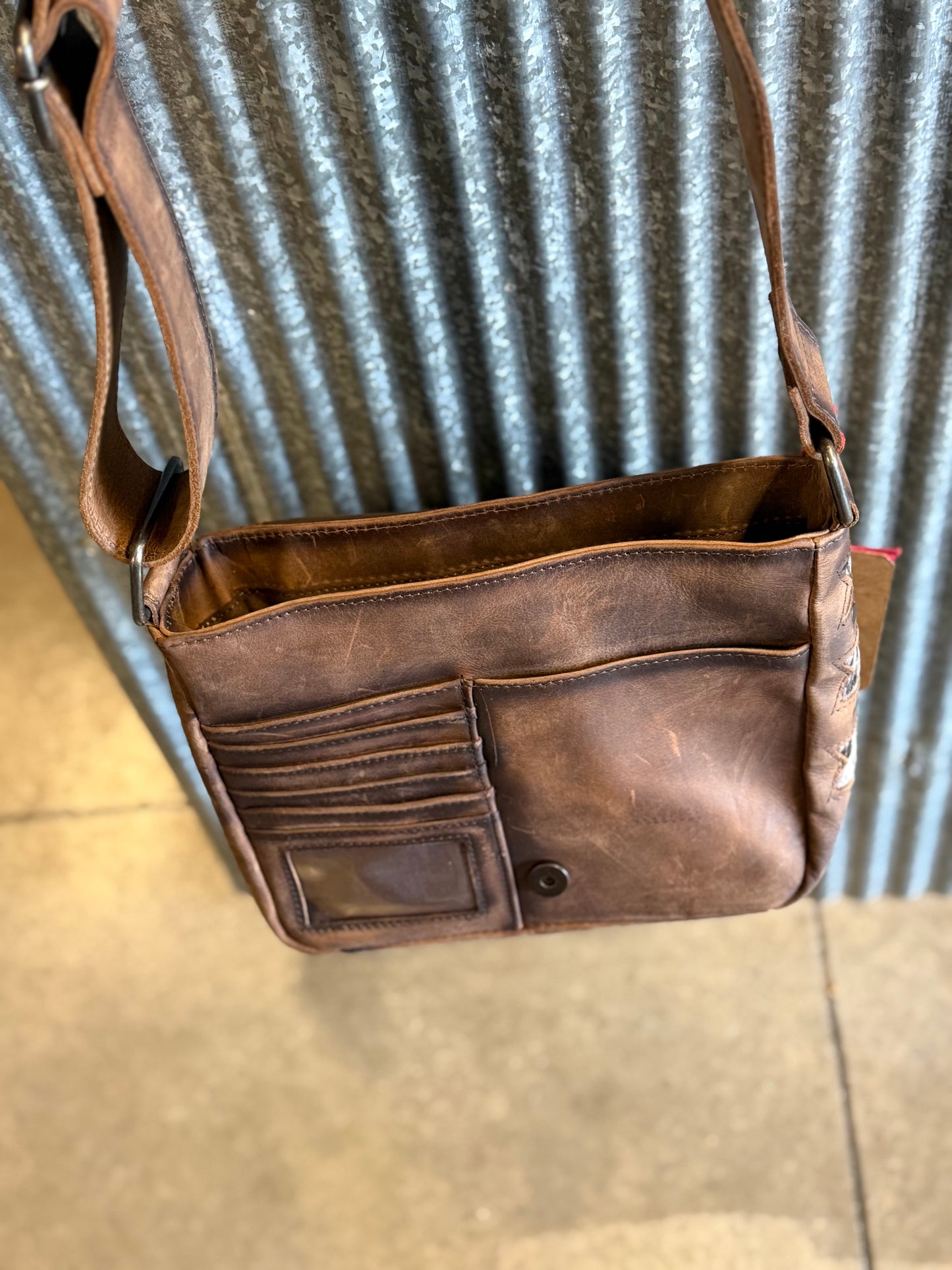 Roswell Cowhide Della Crossbody