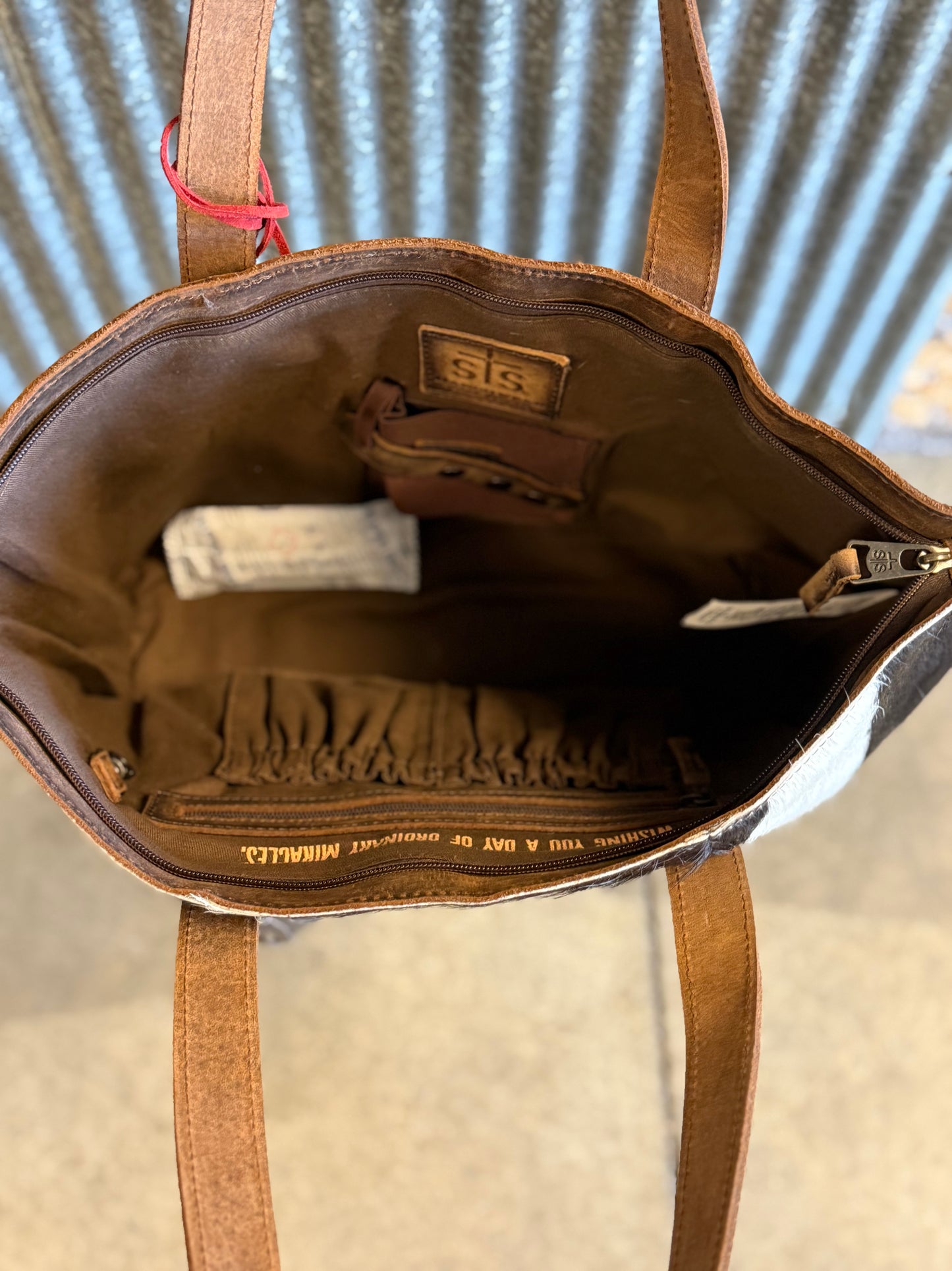 Cowhide Cheyenne Tote