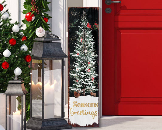 Seasons Greetings Christmas Sign