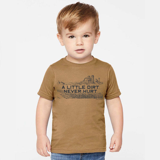 LITTLE DIRT NEVER HURT - TODDLER Graphic Tee