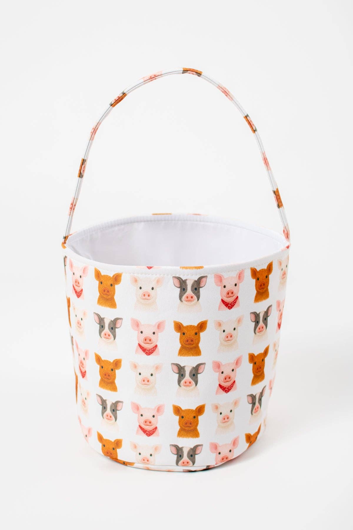 Watercolor Little Piggies Easter Basket