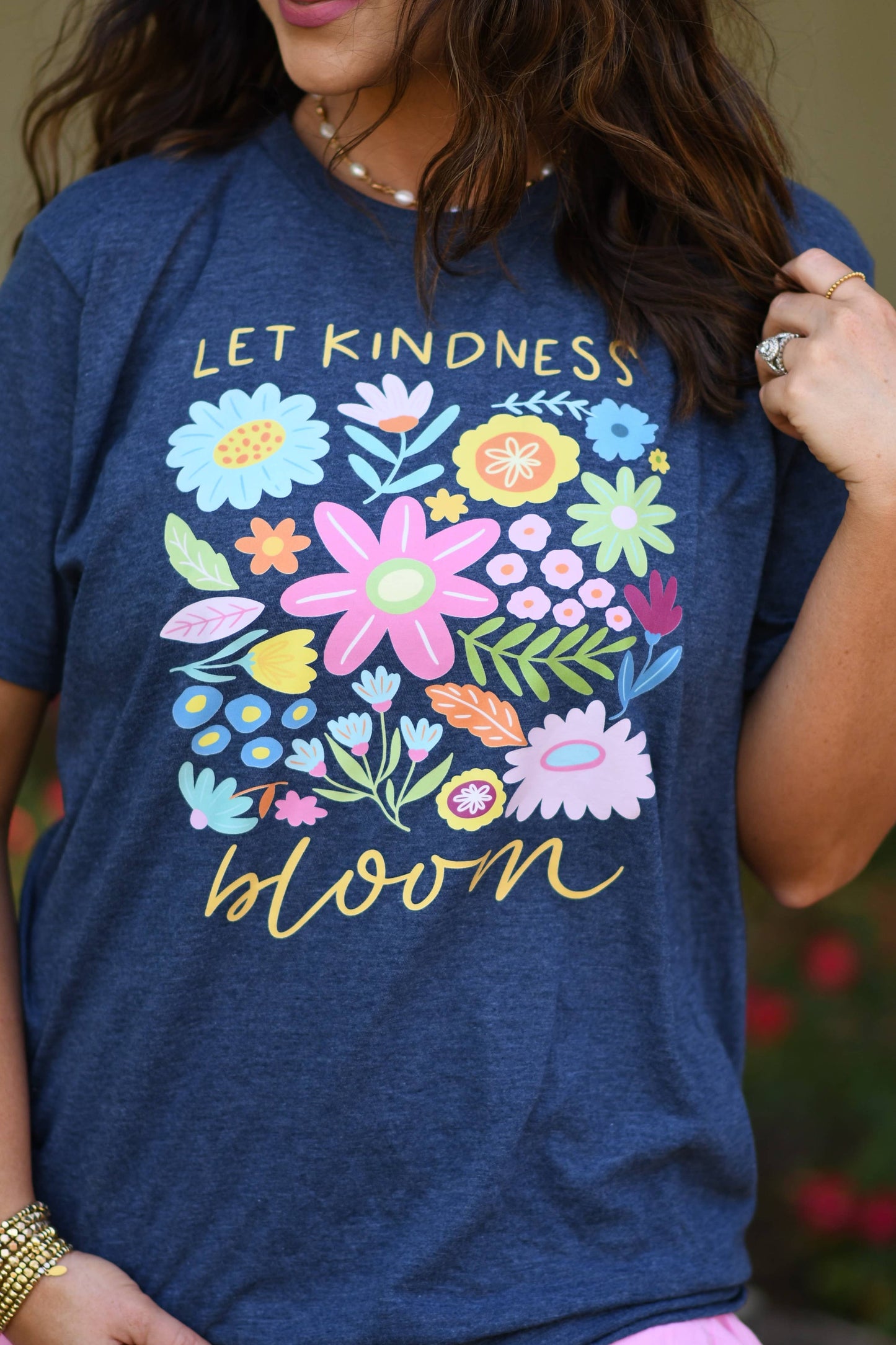 Let Kindness Bloom Floral Tee