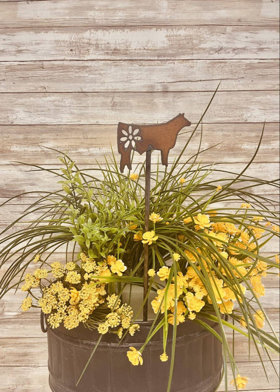 Show Steer GARDEN FRIEND Plant Stake