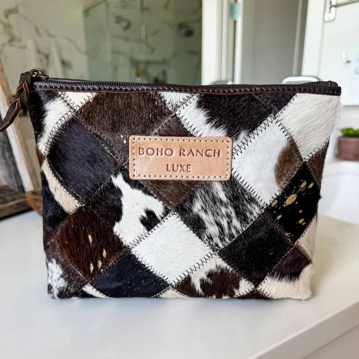 Genuine Hair On Travel Bag