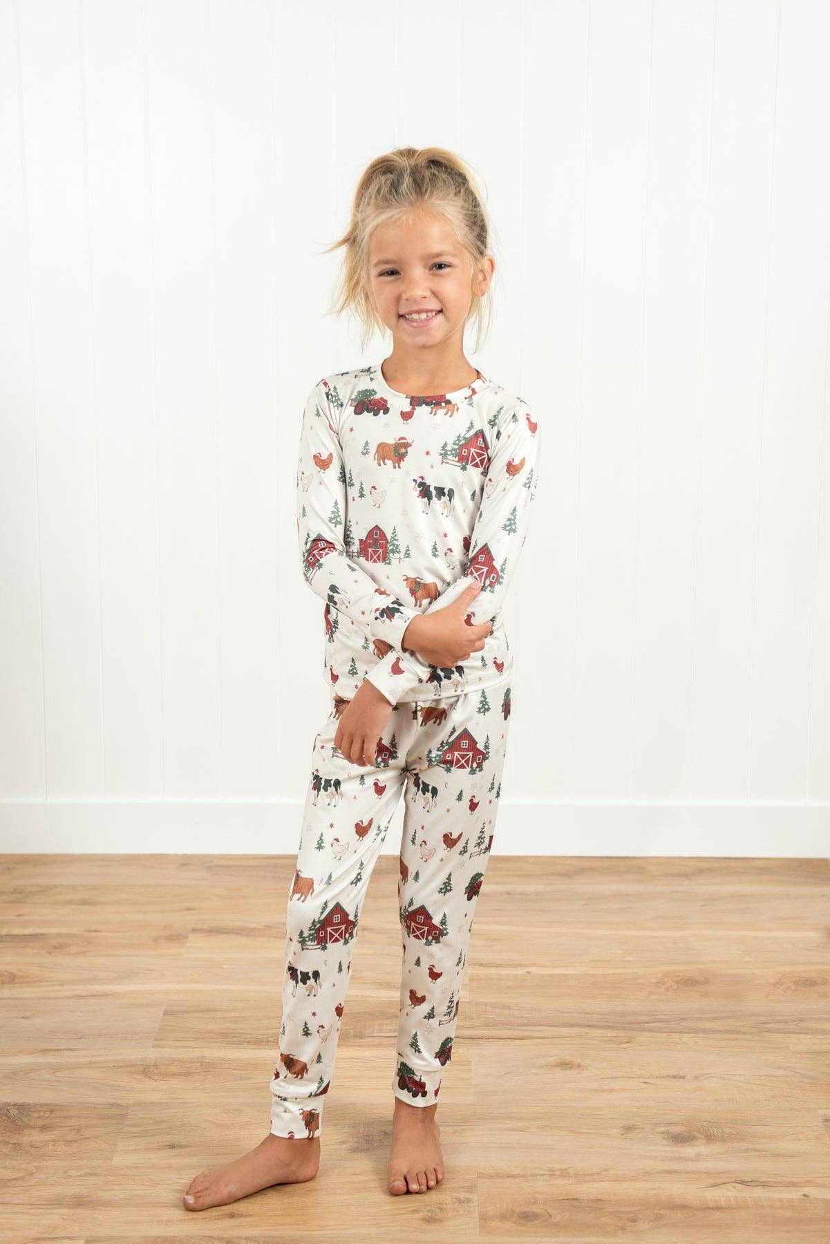 Christmas Barns & Animals Toddler/Youth Pajama Set