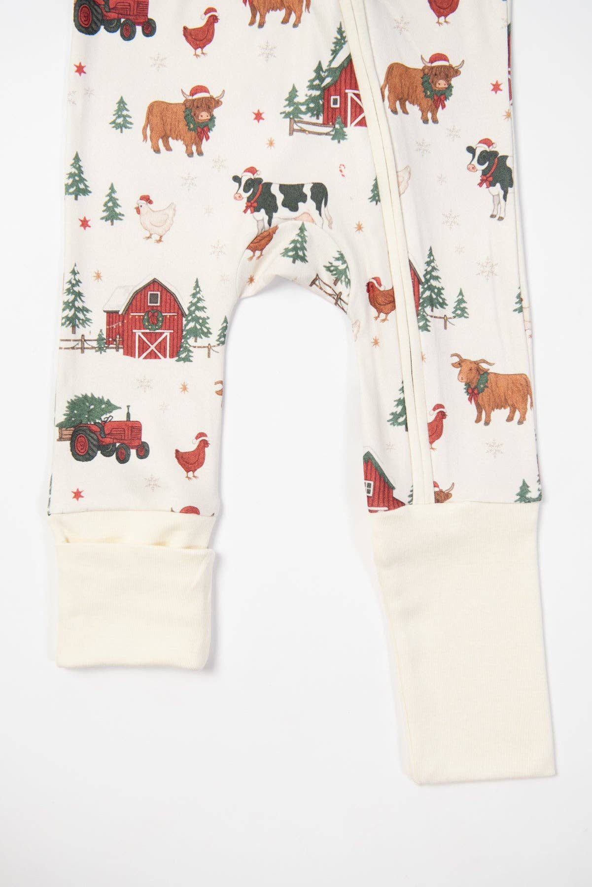 Christmas Barns & Animals Baby Zippy