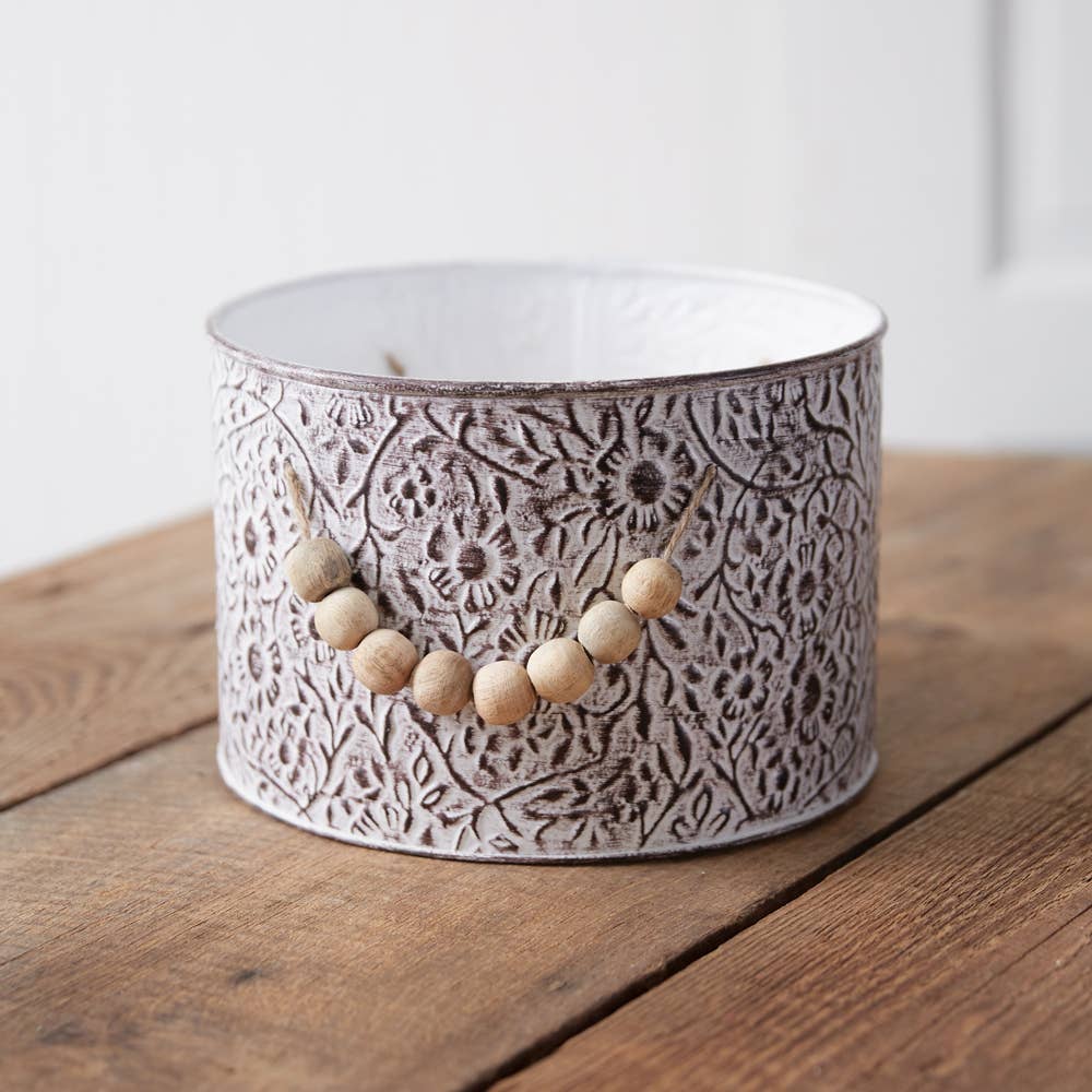 Stamped Metal Bucket