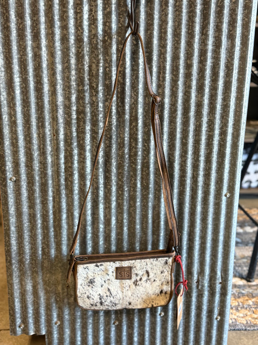Cowhide Claire Crossbody