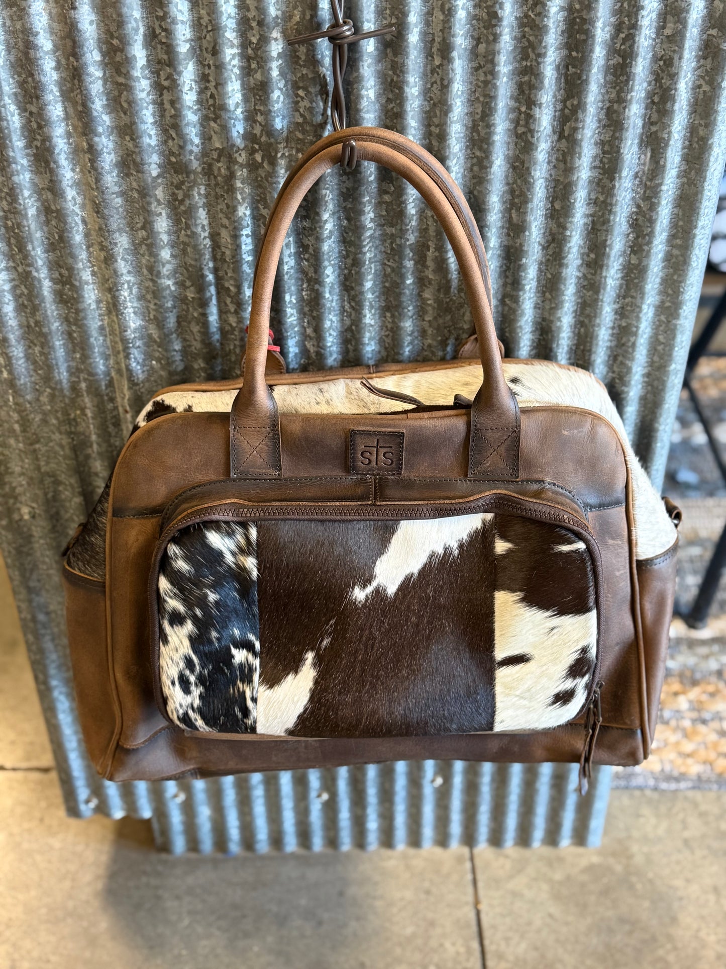 Cowhide Carry On