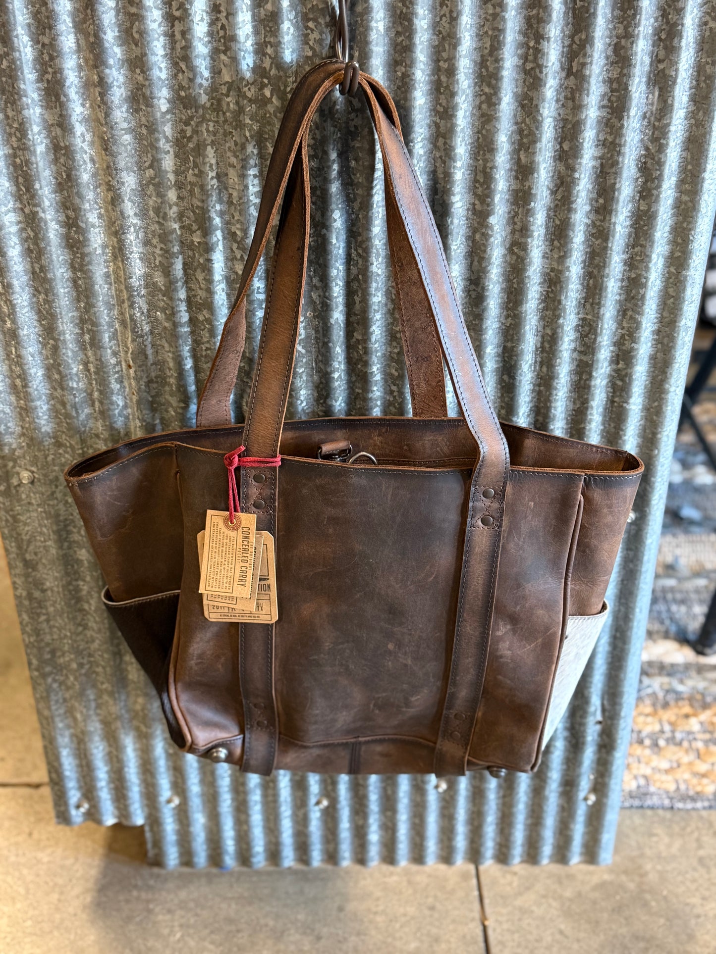 Cowhide Trinity Tote