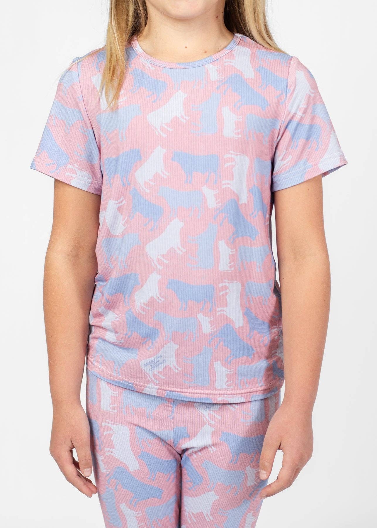 Rosy Cow Camo™ Toddler/Youth Bamboo Pajama Set