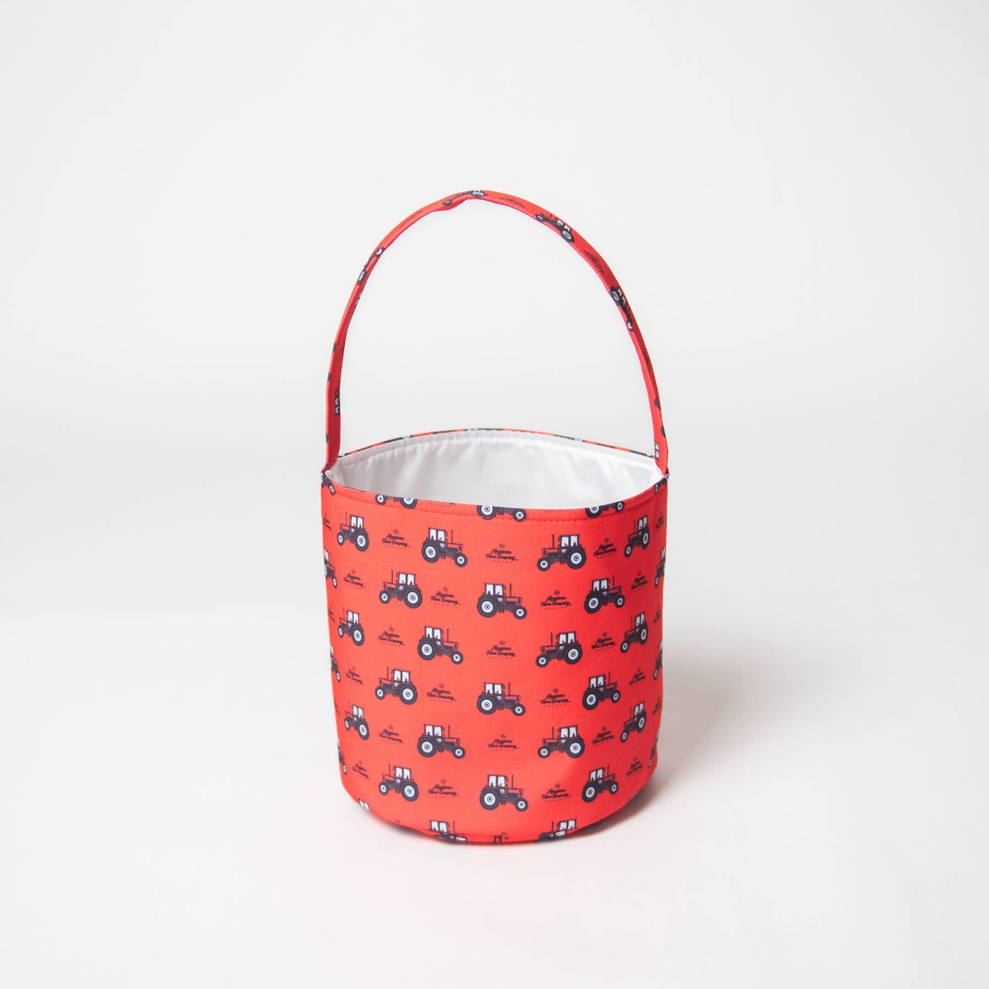 Spring Red Tractor Easter Basket