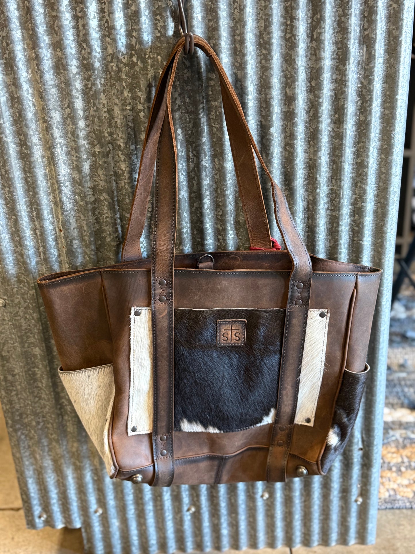 Cowhide Trinity Tote