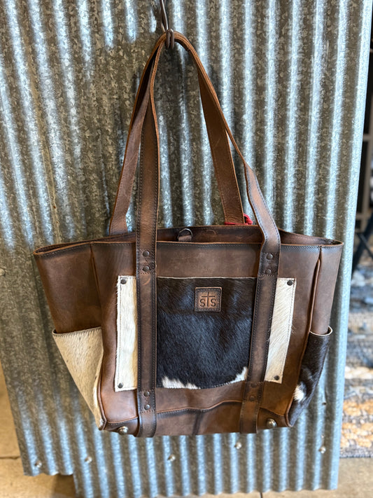 Cowhide Trinity Tote