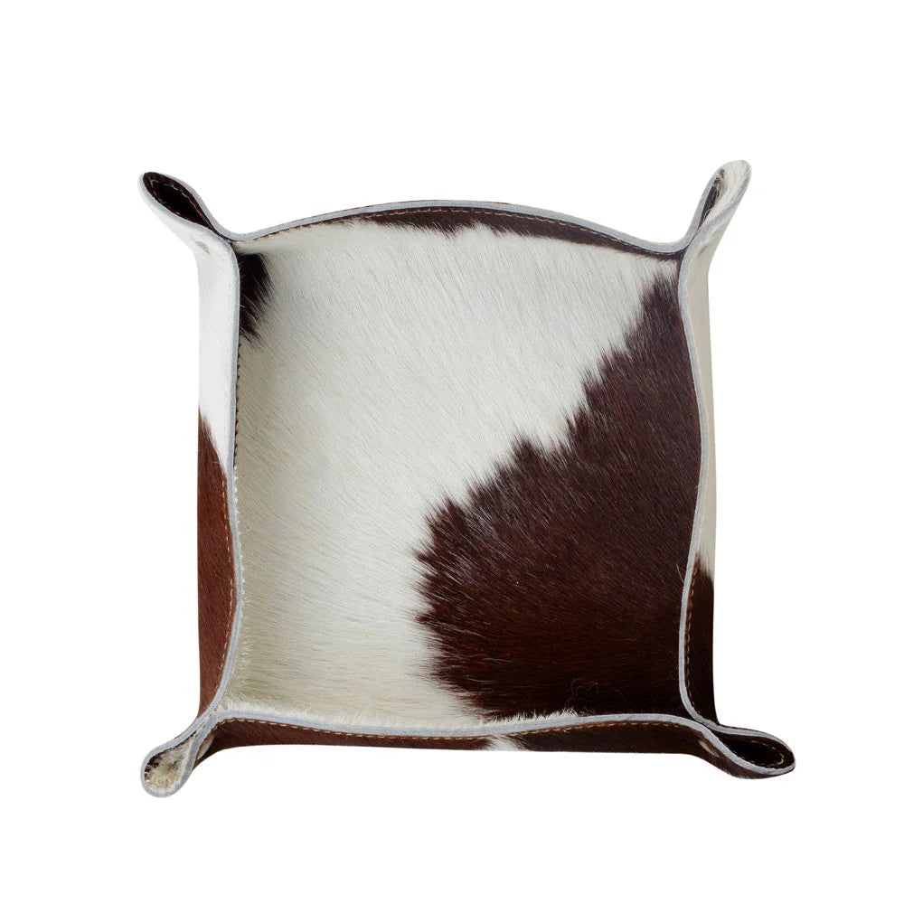 Cowhide Tray - Brown