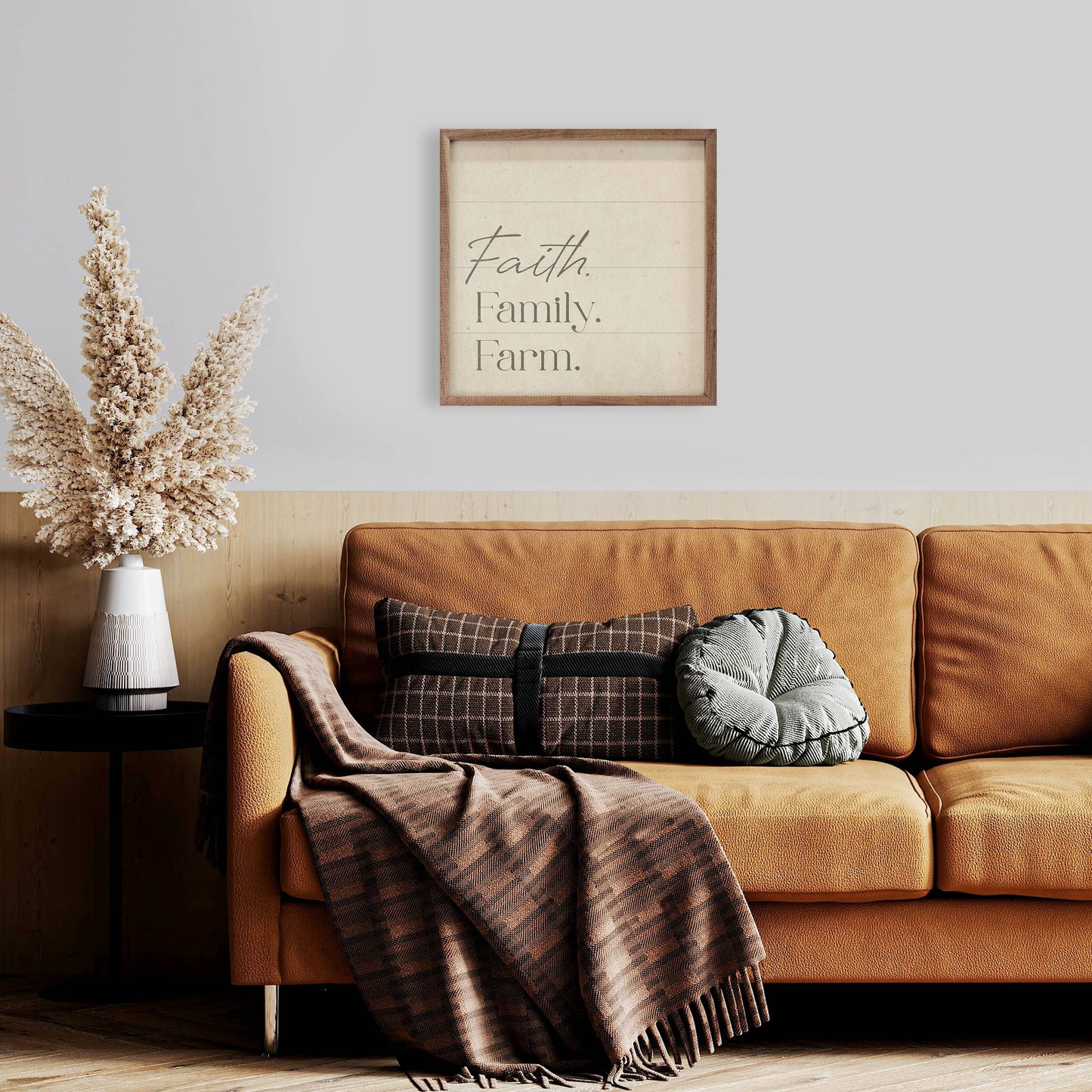 Faith Family Farm Left White