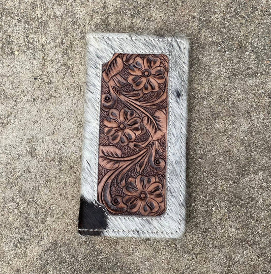 James Cowhide Tooled Mens wallet  