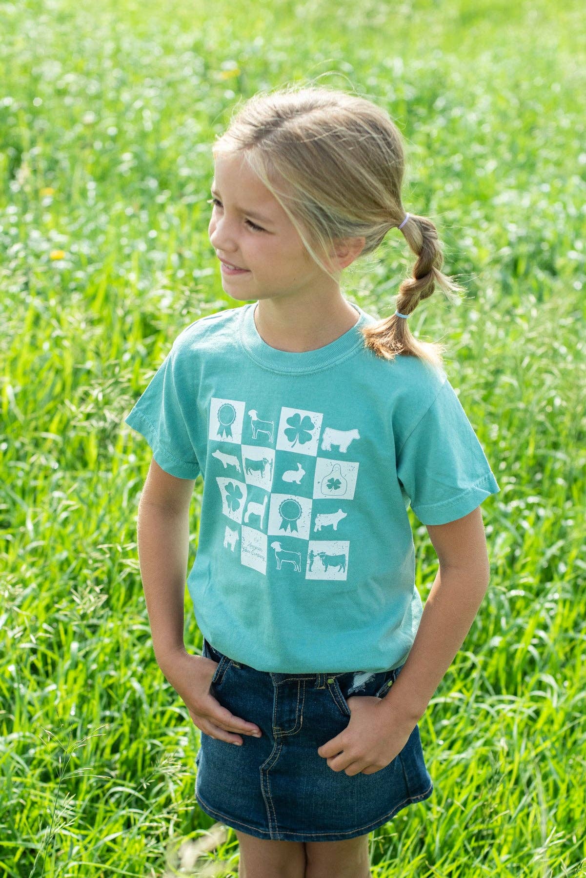 Fair Week Checkers Youth Tee