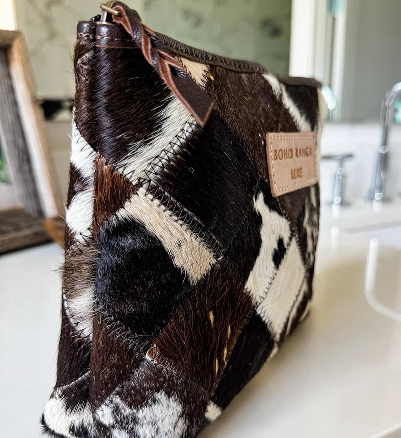 Genuine Hair On Travel Bag