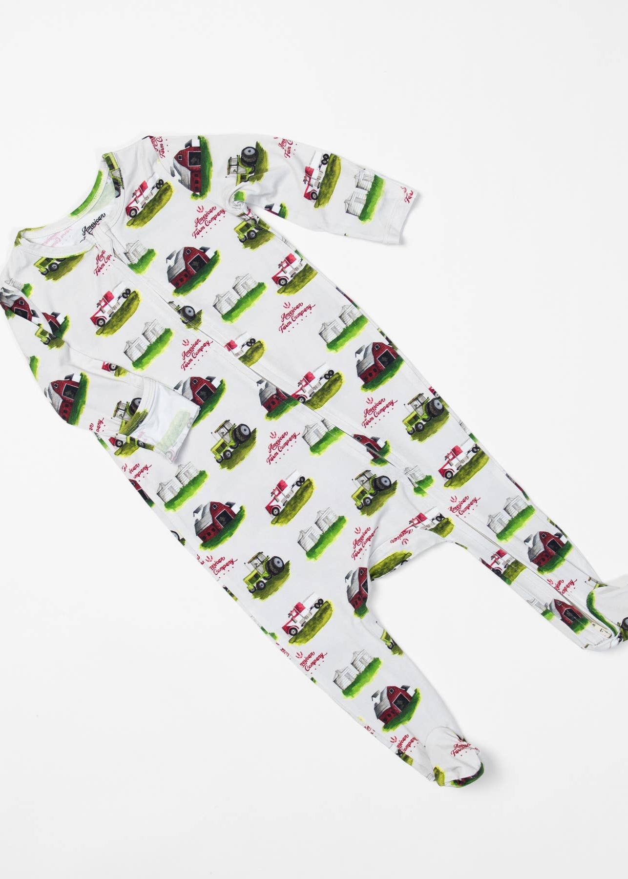 AFC Farm Footed Bamboo Pajamas