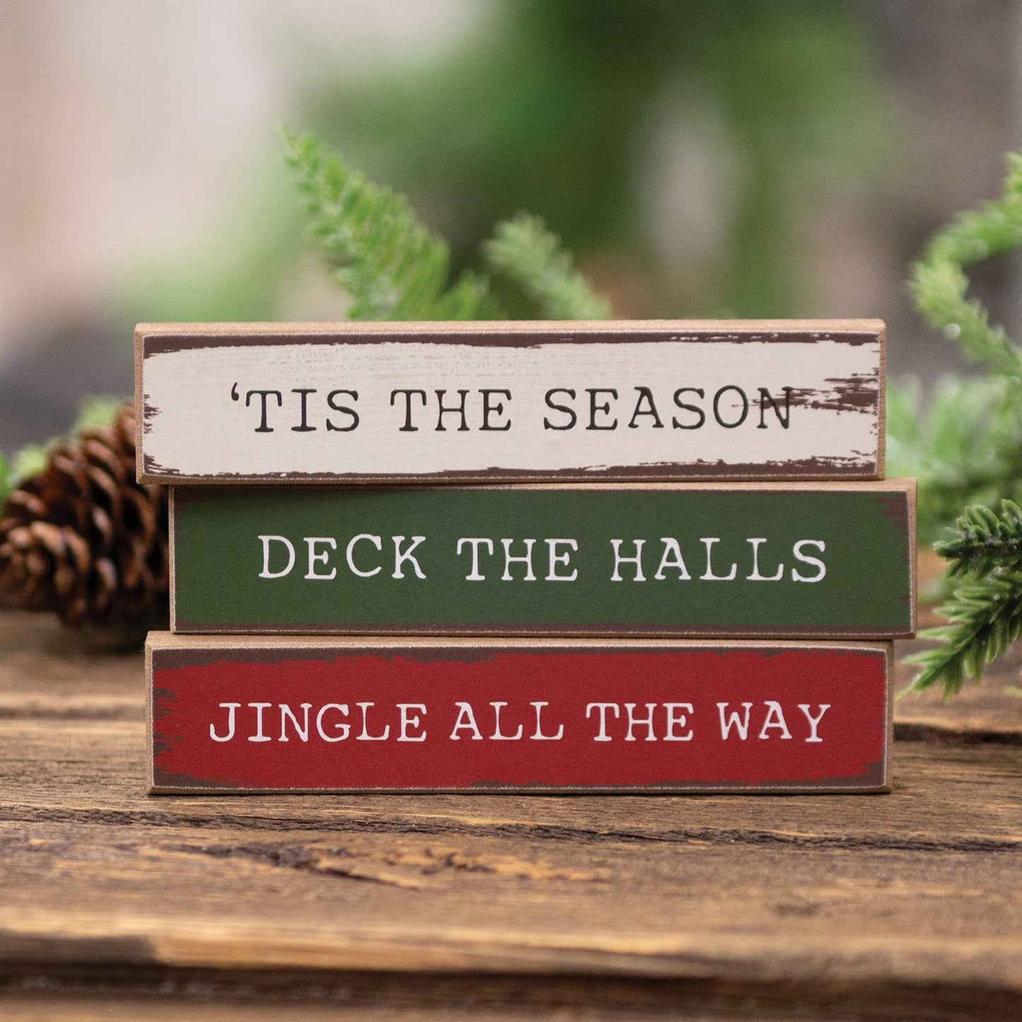 Deck the Halls Mini Stick - 3 Piece Set
