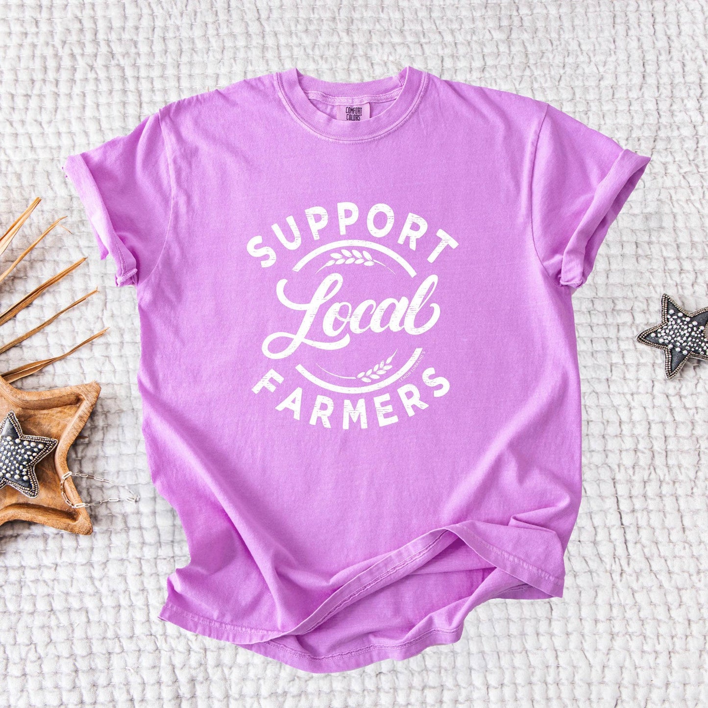 SUPPORT LOCAL FARMERS Graphic Tee