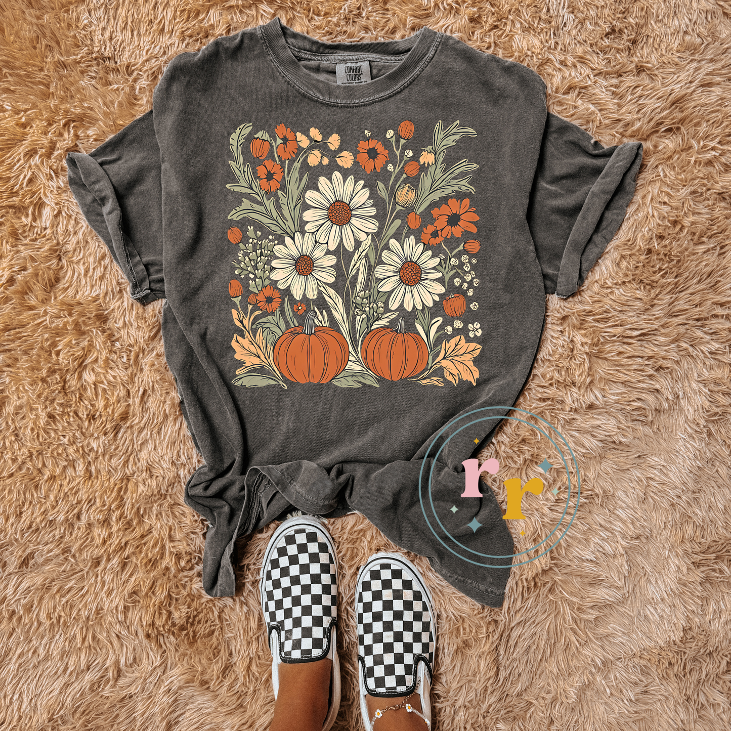 Sunflower Pumpkins Graphic T-shirt