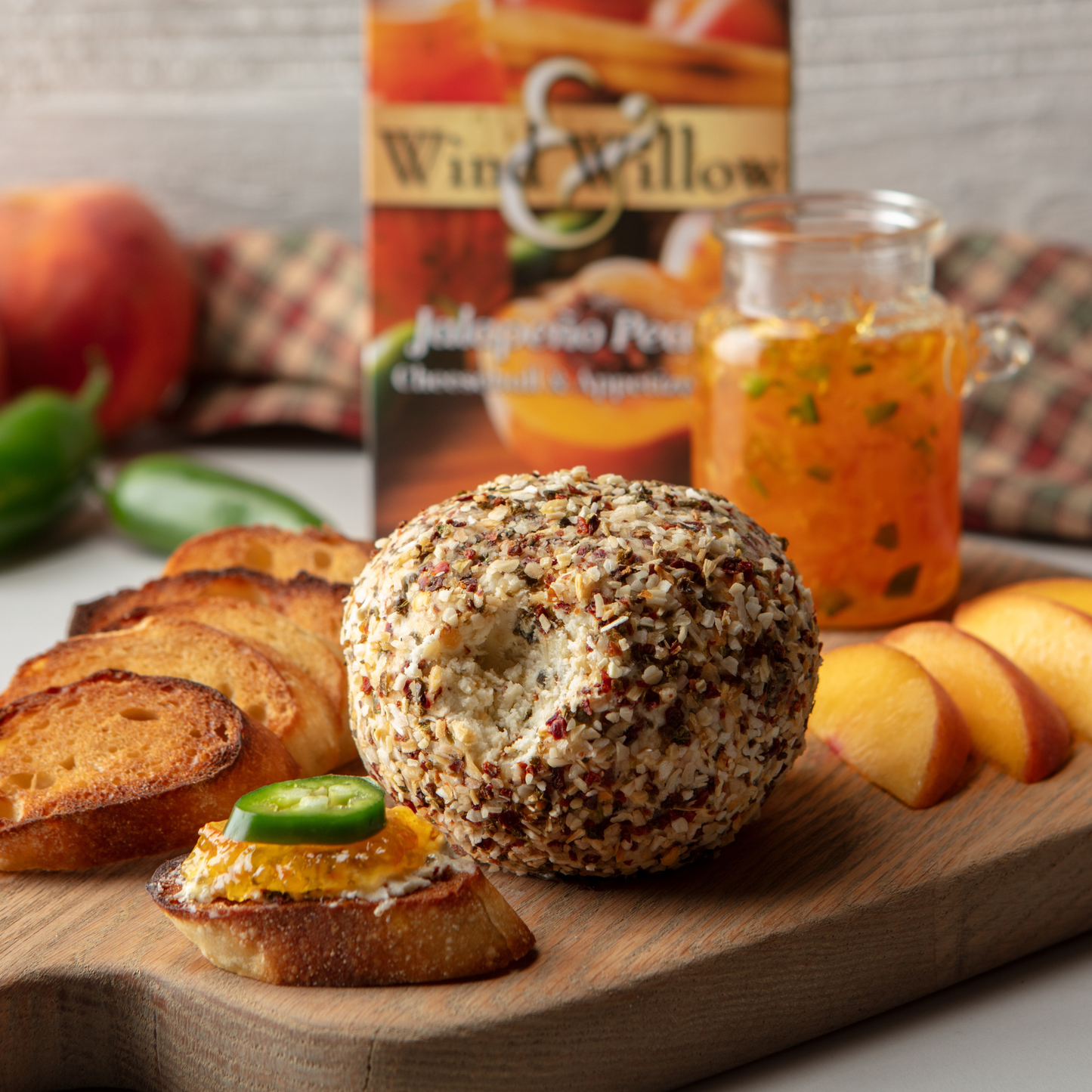 Jalapeno Peach- Savory Cheeseball Mixes