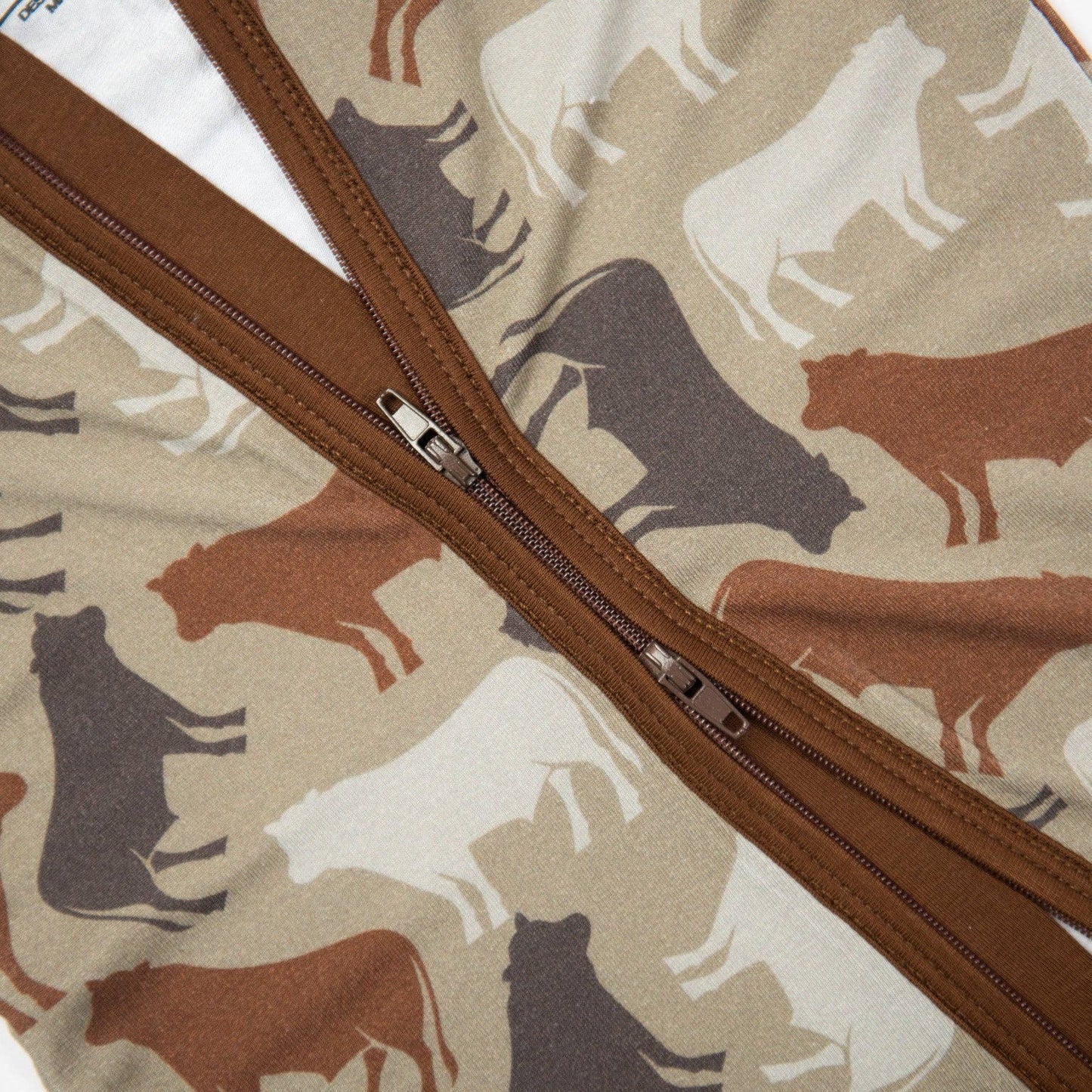 Cow Camo™ Baby Bamboo Zippy