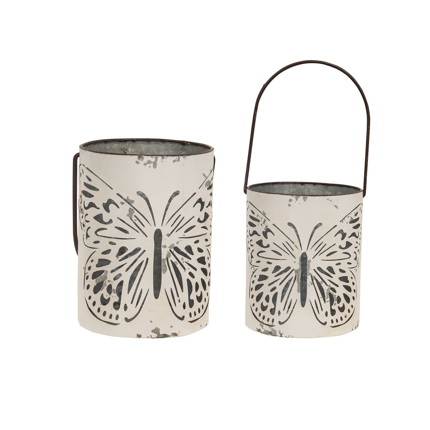 Butterfly Metal Buckets – WR Boutique