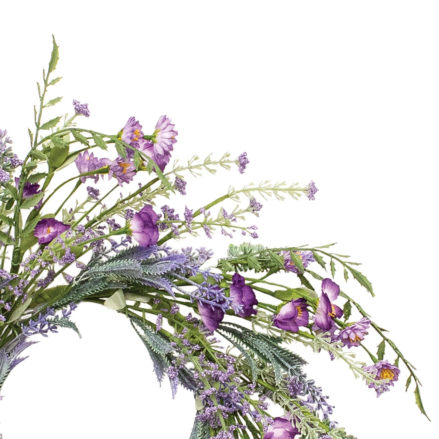 Lilac & Lavender Blossoms Twig Wreath