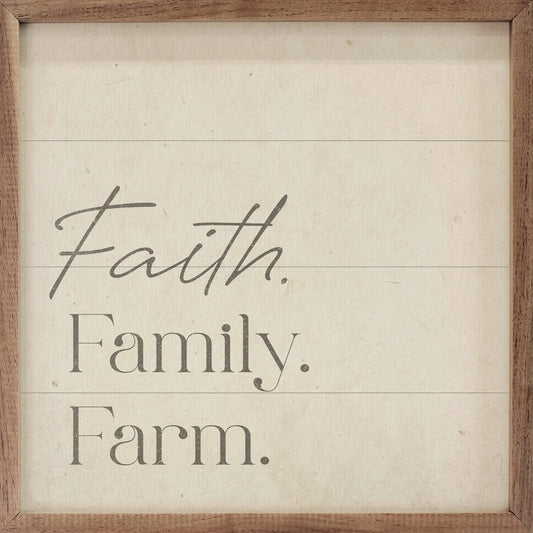 Faith Family Farm Left White