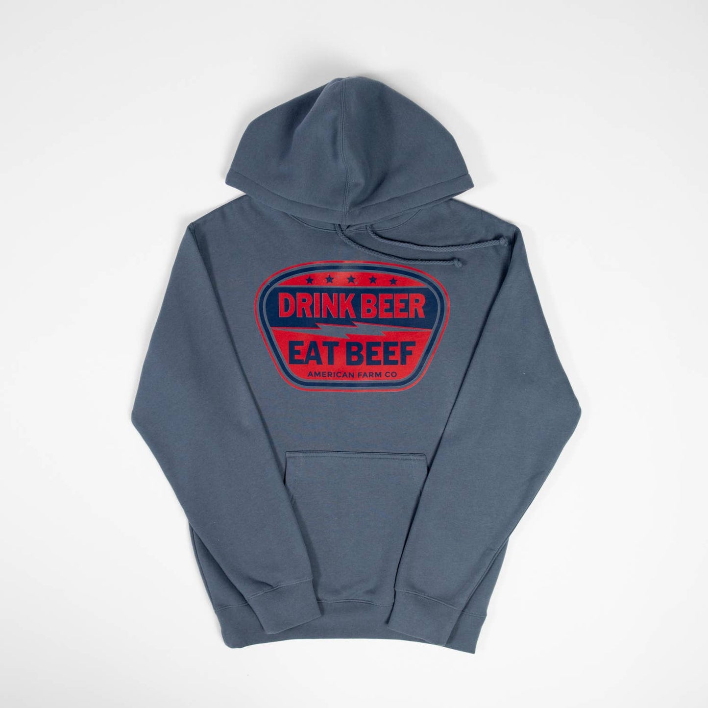 ‘Drink Beer, Eat Beef’ Graphic Hoodie