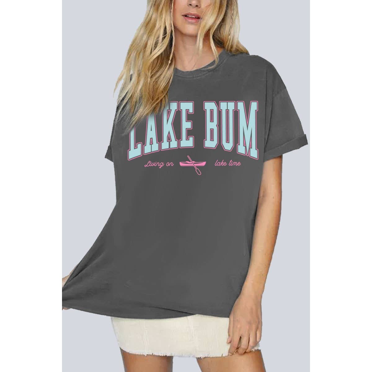 LAKE BUM WASHED GRAPHIC TEE
